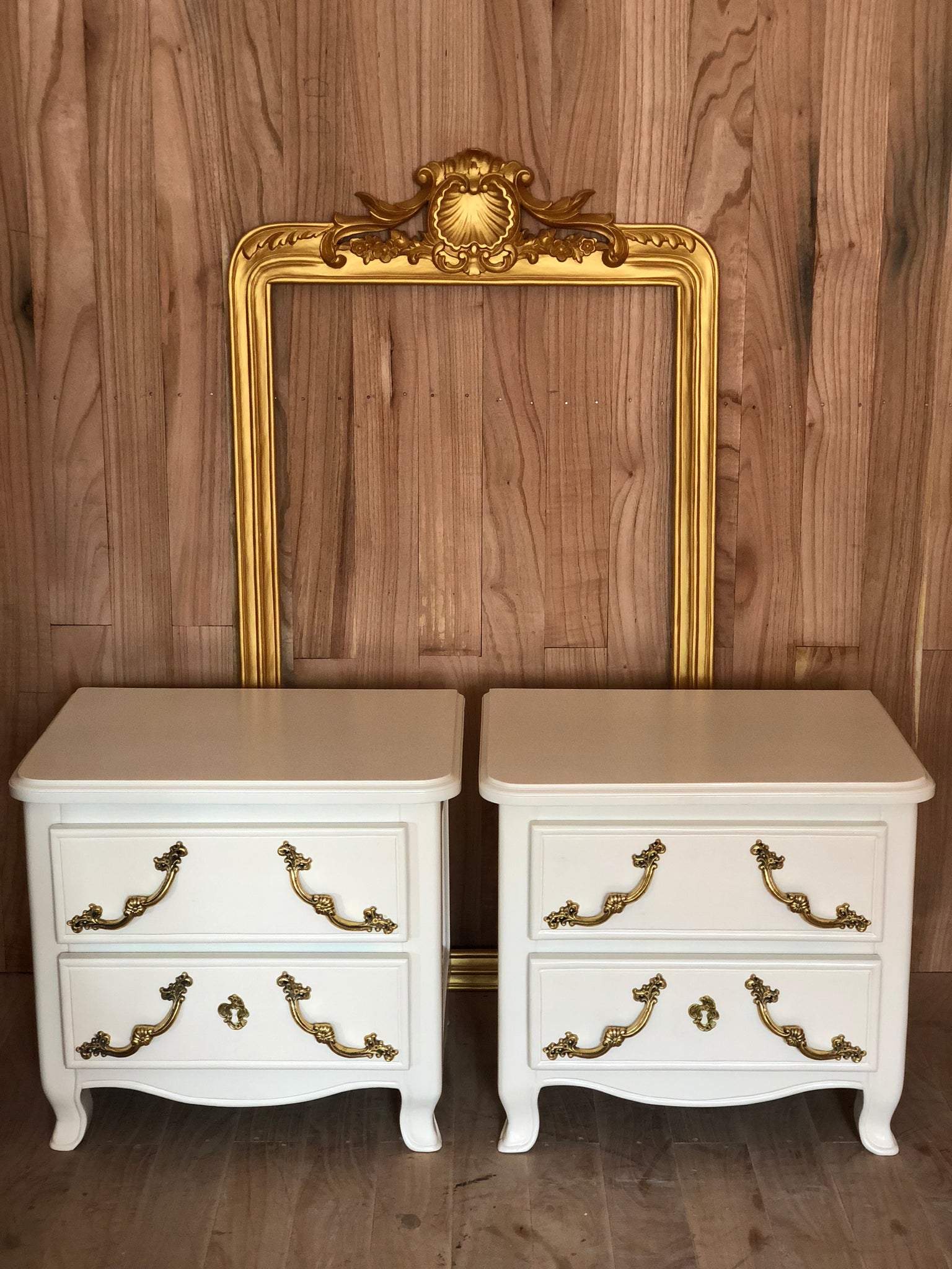 Classic nightstand with spacious drawers