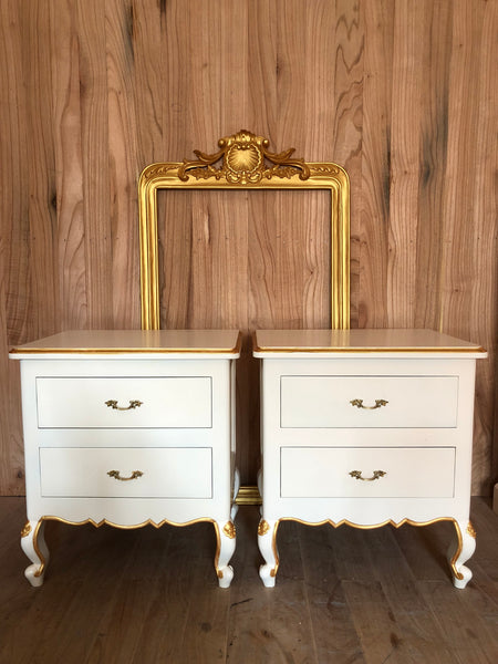 Nightstand in the style of Louis XV