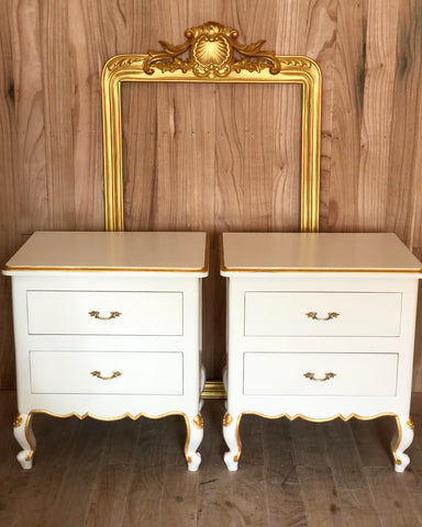 Nightstand in the style of Louis XV