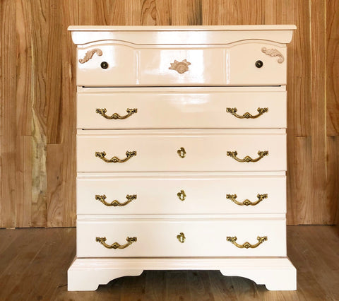 Country cabinet with spacious drawers