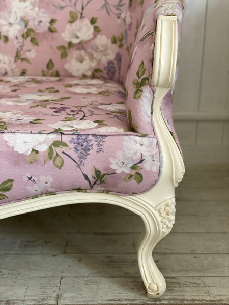 Petite bergère of Louis XV elegance