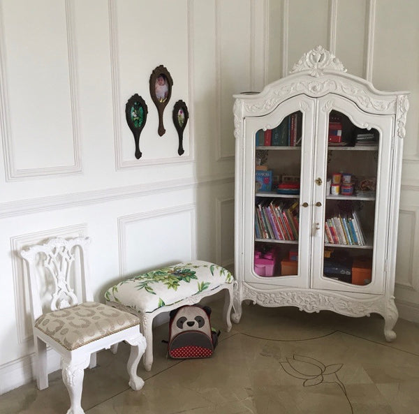 Petit chair inspired by Thomas Chippendale