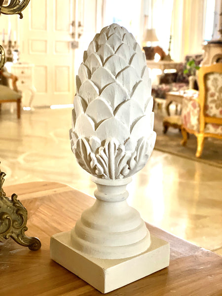 Pine cone post