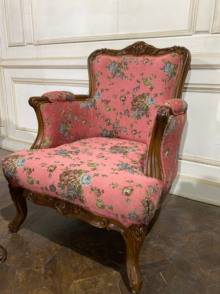 Pair of armchairs with significant Louis XV features