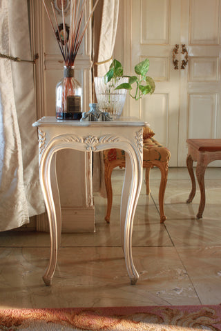 Side tables / stool with delicate Louis XV sensibilities