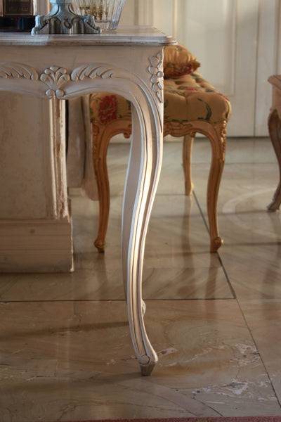 Side tables / stool with delicate Louis XV sensibilities