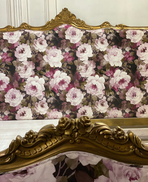 Carved Louis XV bed