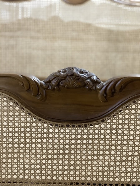 Louis XV wicker bed