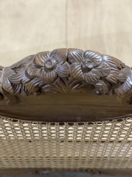 Louis XV wicker bed