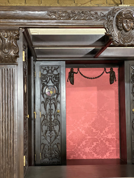 Customised bar inspired by renaissance representation of Bacchus