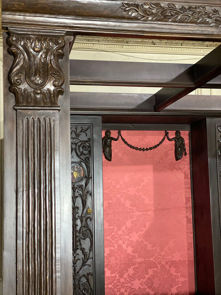 Customised bar inspired by renaissance representation of Bacchus