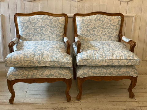 French Provençal Louis XV fauteuils