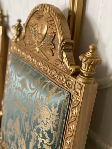 Louis XIV dinning chairs with Apollo