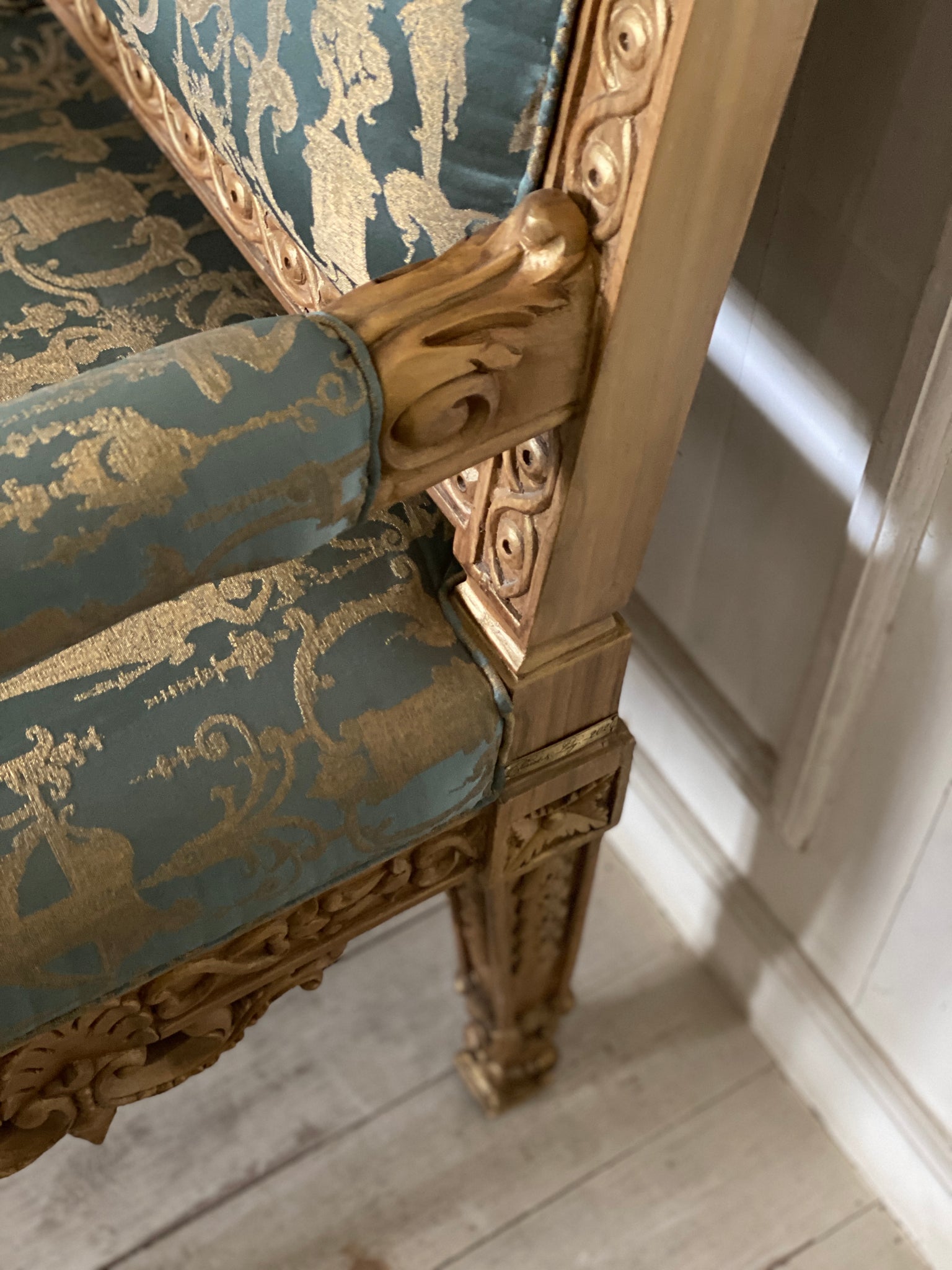 Louis XIV dinning chairs with Apollo