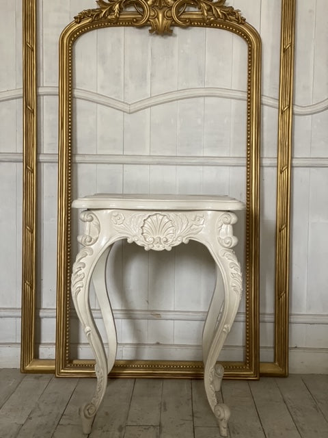 Louis XV side table with dramatic cockle
