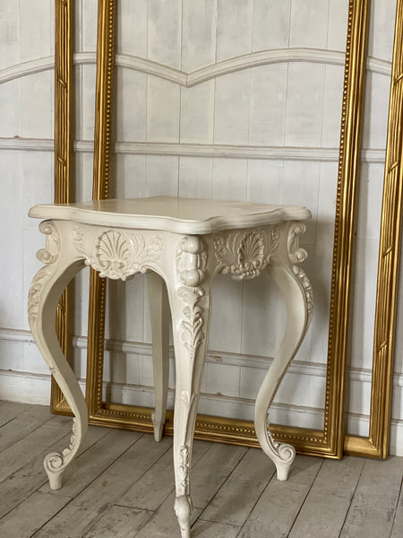 Louis XV side table with dramatic cockle