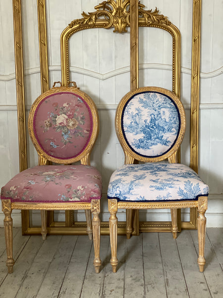 Chair iconised by Louis XVI, side chair