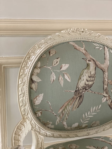 French Louis XVI fauteuil with immaculate carving~