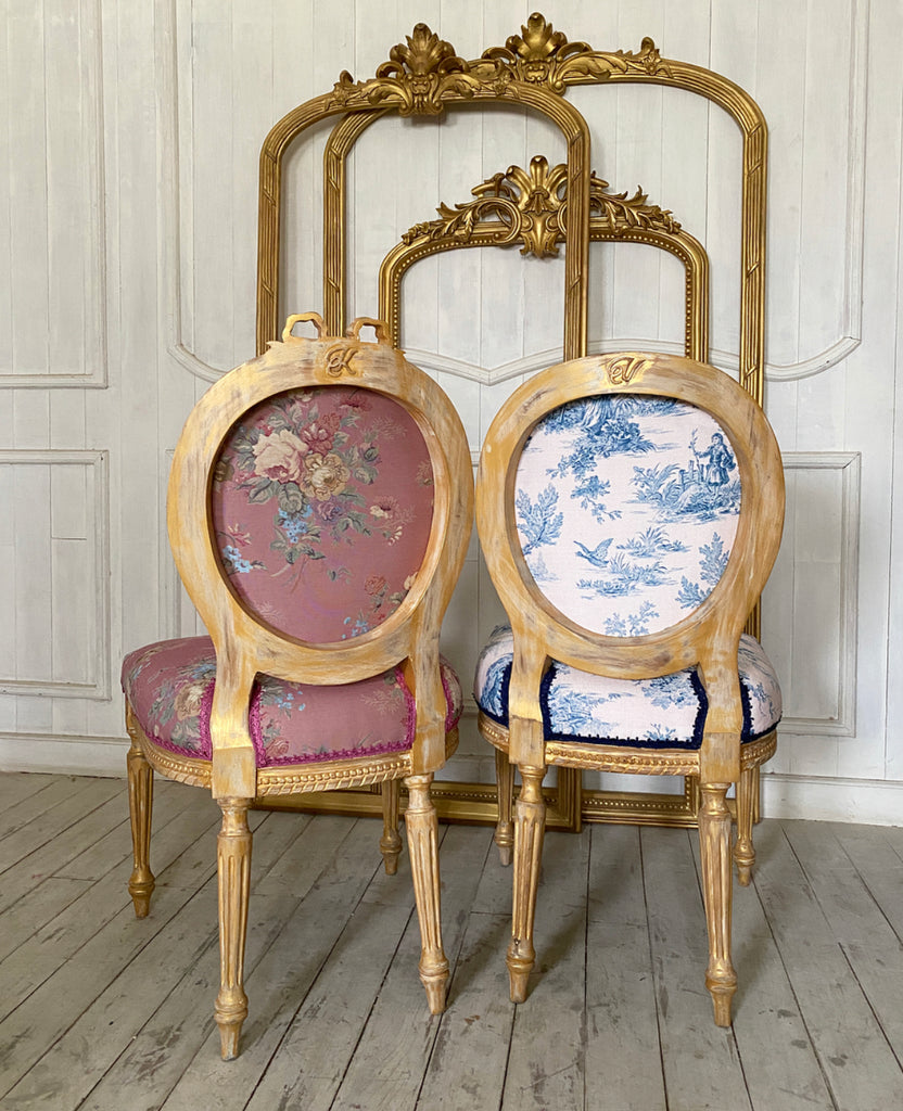 Oval Back Louis XVI Side Chair