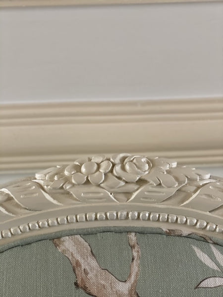 French Louis XVI fauteuil with immaculate carving~