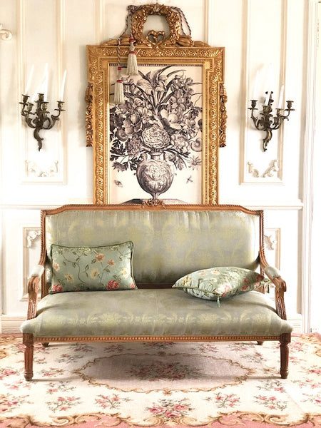 Settee with dainty ribbon from The Unfurling