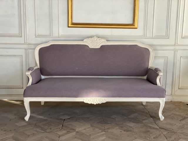Sofa of Louis XV style with foliage