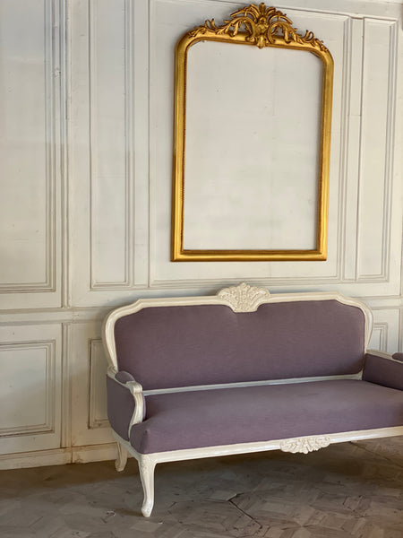 Sofa of Louis XV style with foliage