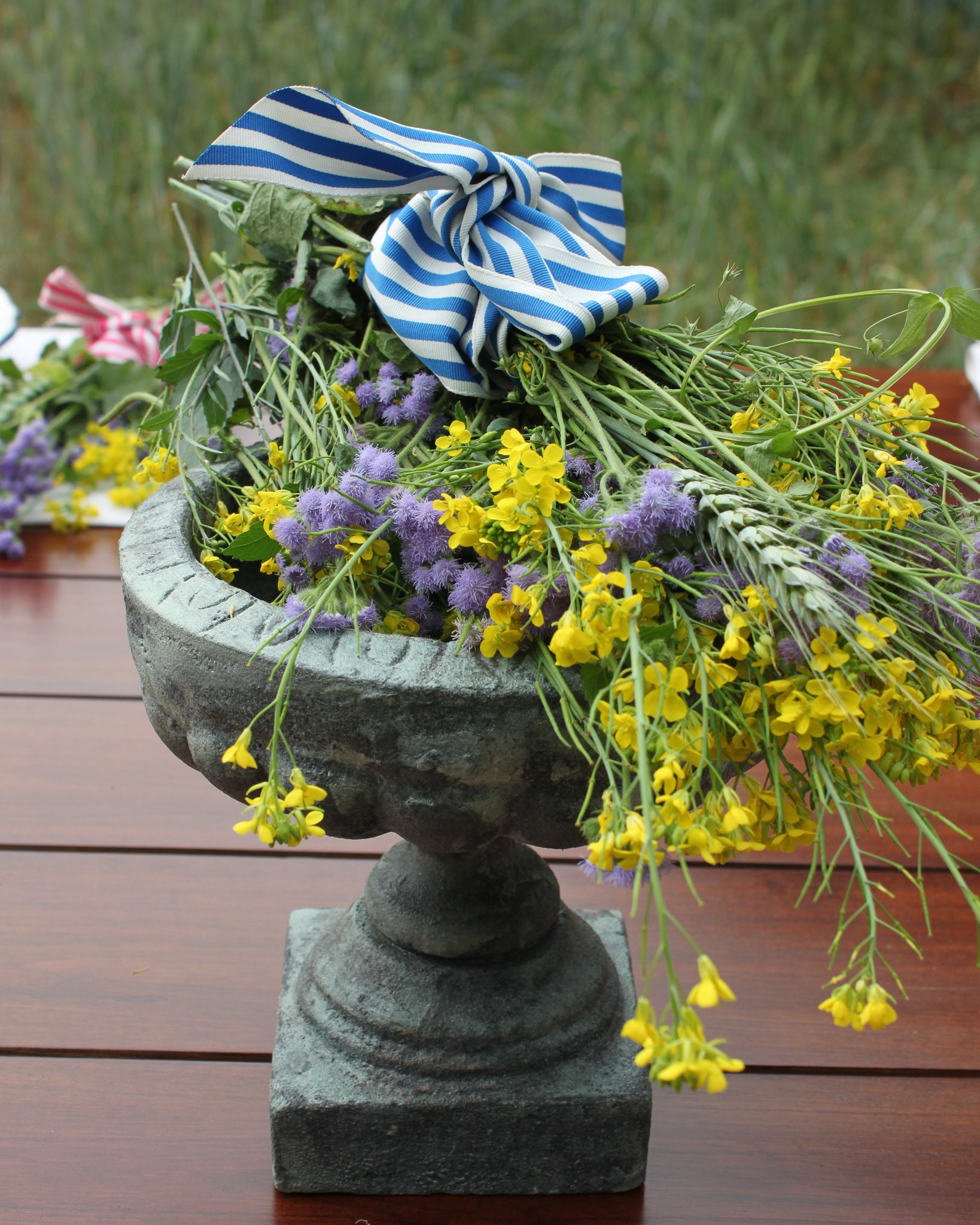 Dilapidated Outdoor Urn