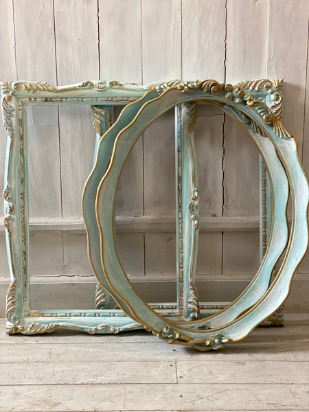 Rectangle teal frames