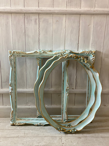 Rectangle teal frames