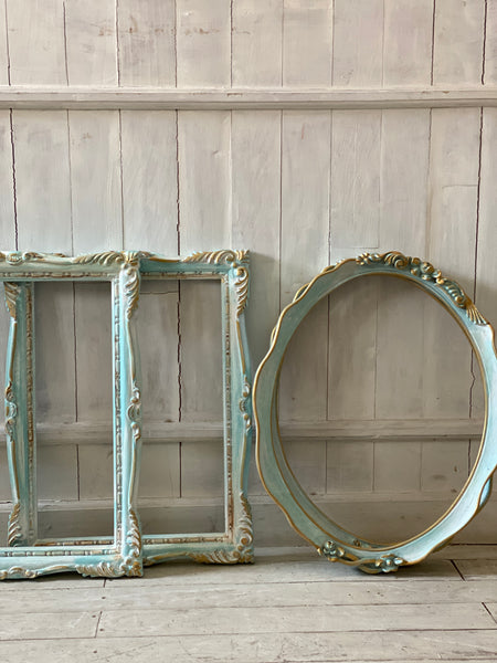 Rectangle teal frames