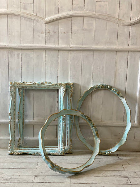 Rectangle teal frames