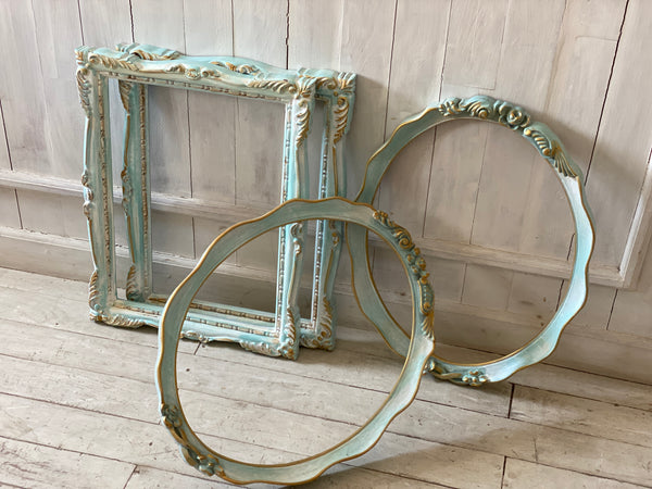 Rectangle teal frames