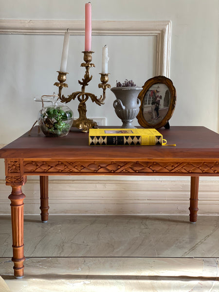 Surreal Louis XVI centre table with delicate features