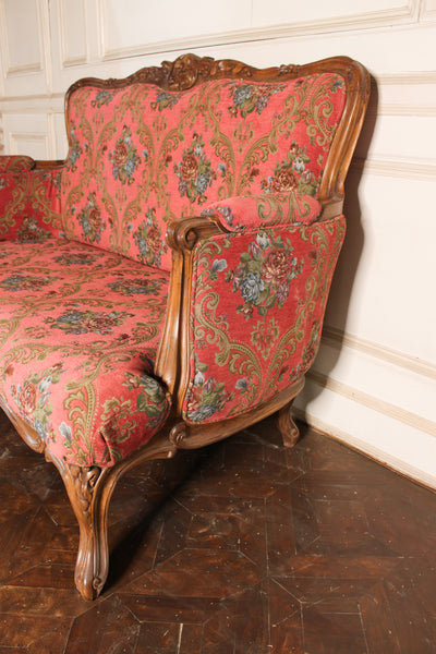 Sofa of significant Louis XV features, Seating for Two