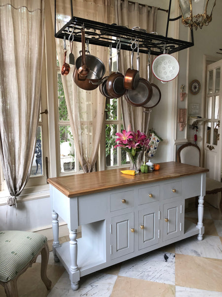 Bespoke kitchen island / separator console