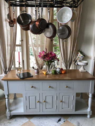 Bespoke kitchen island / separator console