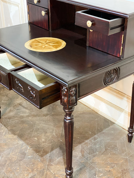 Desk inspired by Ashokan lion capital at Sarnath