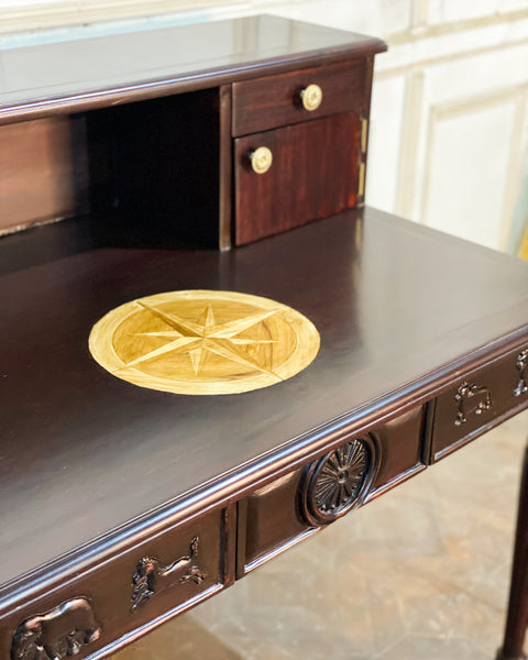 Desk inspired by Ashokan lion capital at Sarnath