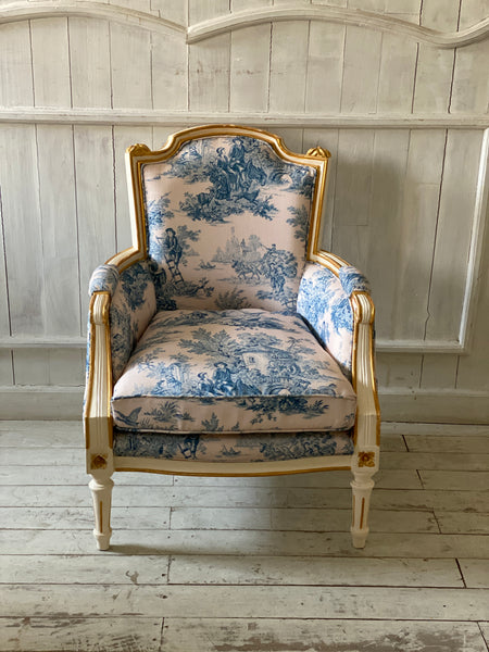 Louis XVI petite bergère for children