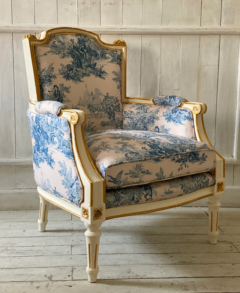 Louis XVI petite bergère for children