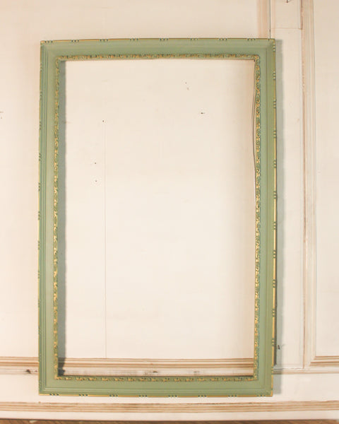 Teal neoclassical frame