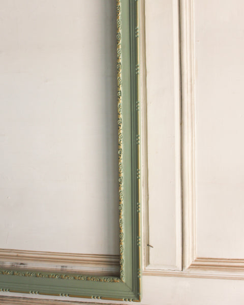 Teal neoclassical frame
