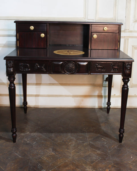 Desk inspired by Ashokan lion capital at Sarnath