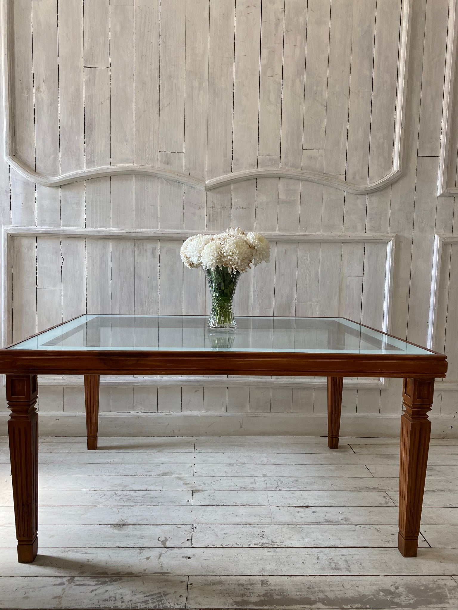 Louis XVI centre table in natural stain