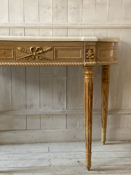Console inspired by the Louis XVI era