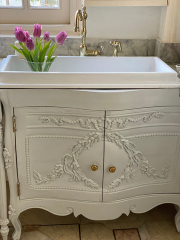 Commode / vanity inspired by The Unfurling