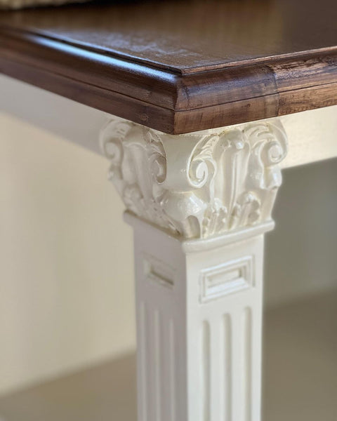Kitchen Island with Corinthian pilasters
