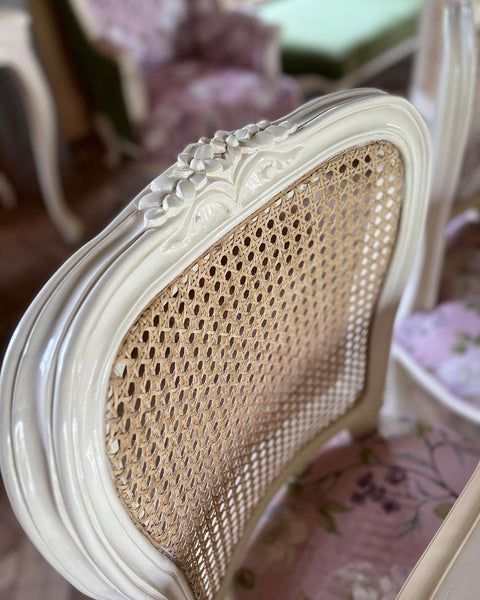 Louis XV dining chairs, side chairs