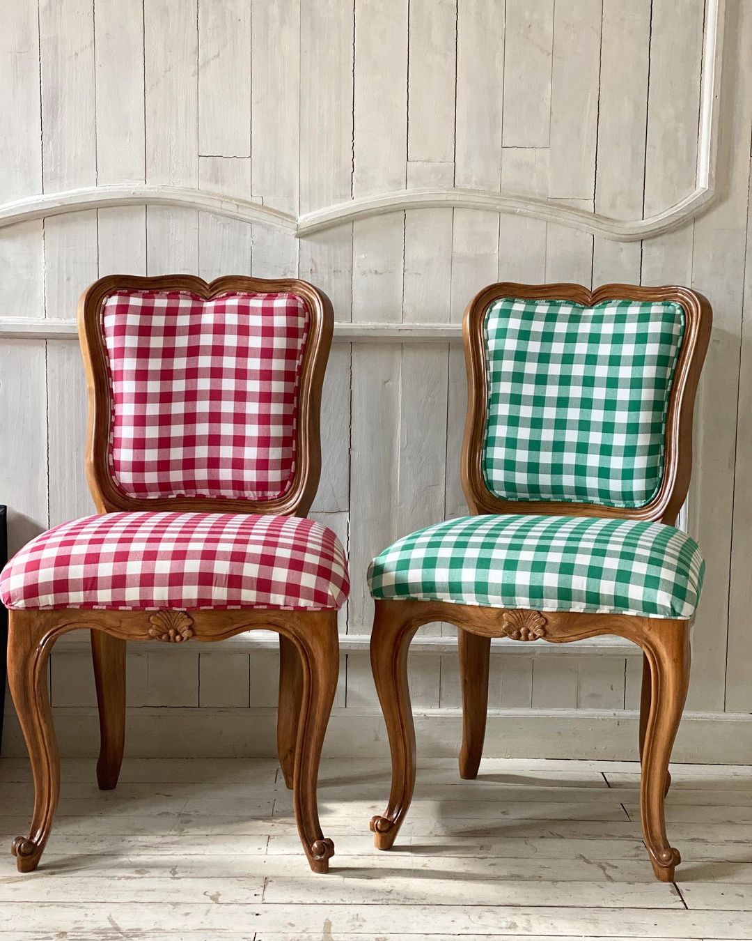Louis XV style country chairs
